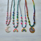 Rainbow & Positivity Hemp Necklaces