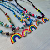 Rainbow & Positivity Hemp Necklaces