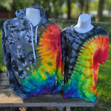 Black Rainbow Wave Adult (Multiple Shirt Styles)