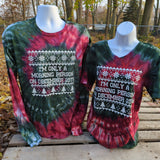 Morning Person on Dec 25 Adult Ice Dye (Multiple Shirt Styles)