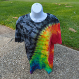 Black Rainbow Wave Adult (Multiple Shirt Styles)