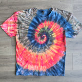 Firestorm Spiral Ice Dye Adult (Multiple Shirt Style Options)