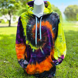 Halloween Spiral Ice Dye Adult (Multiple Shirt Style Options)