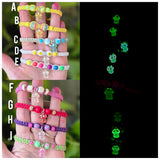 Glow in the Dark Mushroom Hemp Bracelets