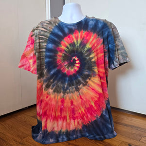 Firestorm Spiral Ice Dye Adult (Multiple Shirt Style Options)