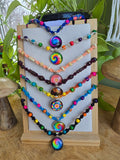 Glass Pendant Hemp Necklaces