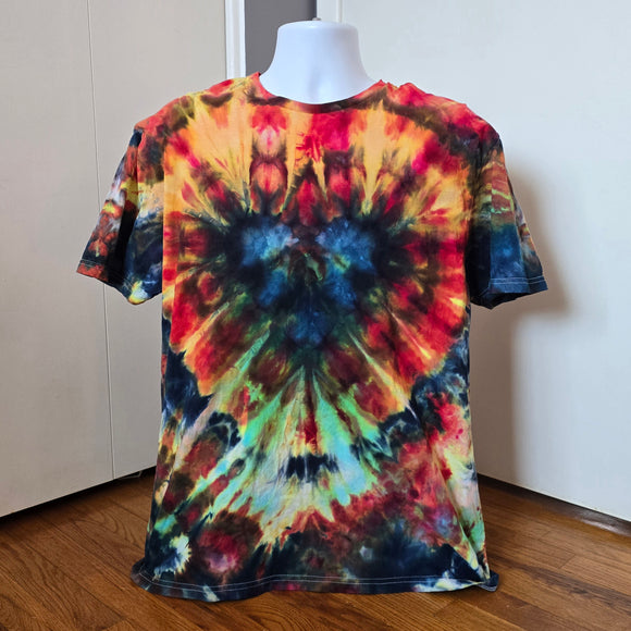 Firestorm Heart Ice Dye Adult (Multiple Shirt Style Options)